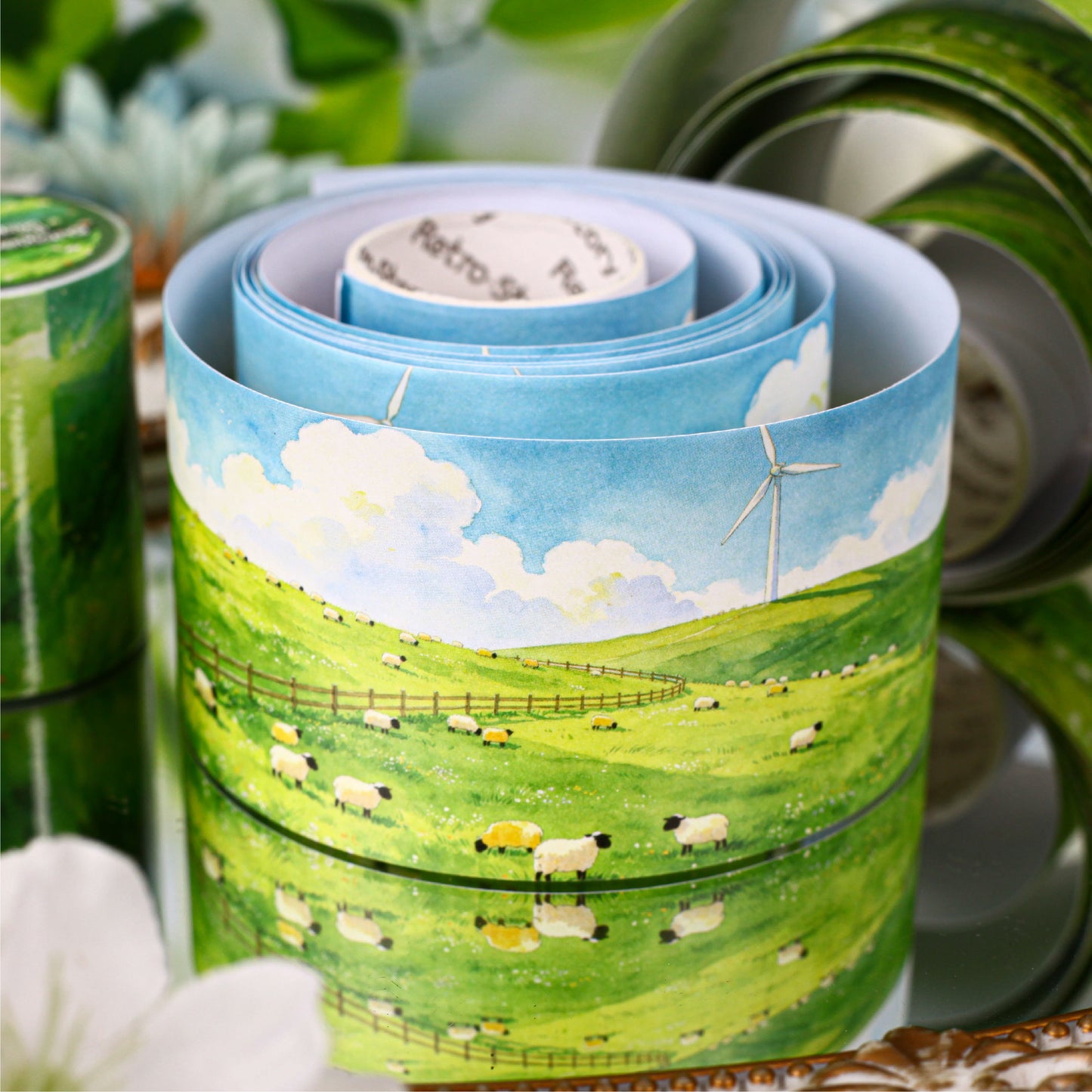 Wandering Green Pasture Washi Tape