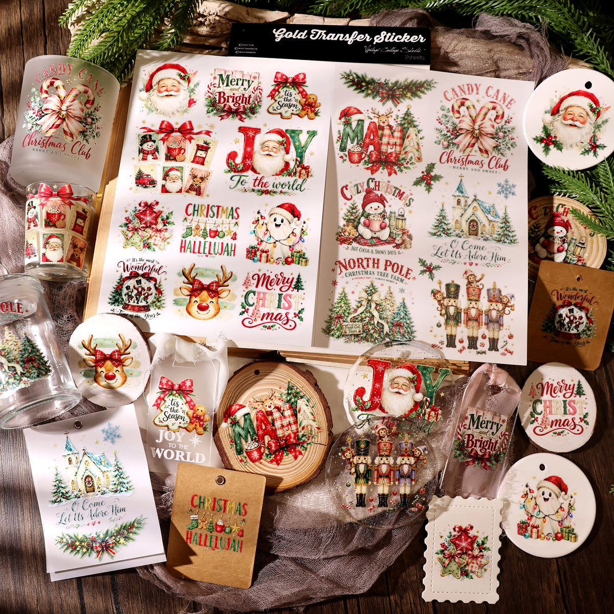 Christmas Prelude Transfer Stickers