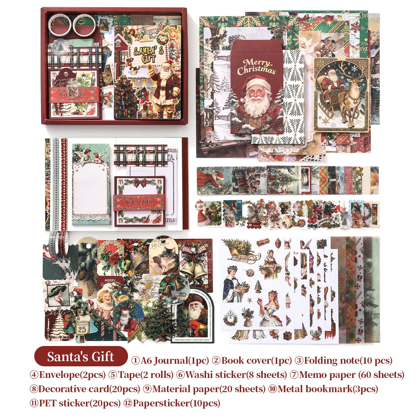 Christmas Warm Season Gift Box 157pcs