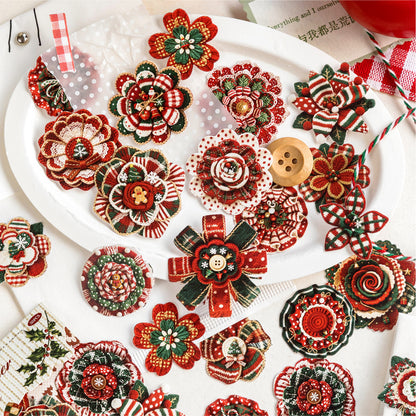 Christmas Floral Notes Stickers