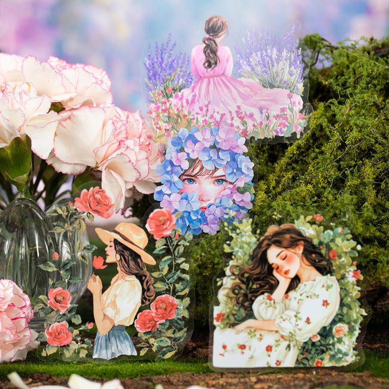 Embrace the beauty of flowers sticker