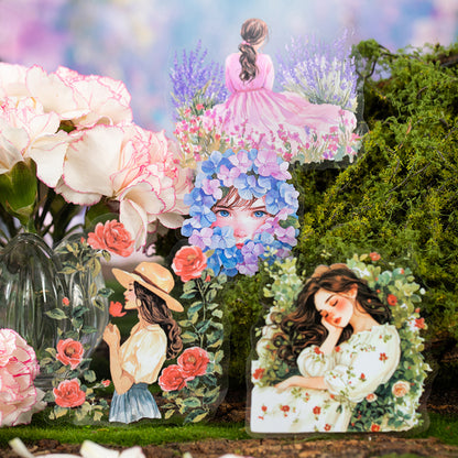 Embrace the beauty of flowers sticker