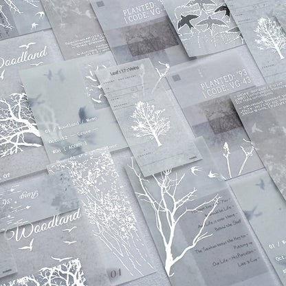 Silver Foil Vellum Papers