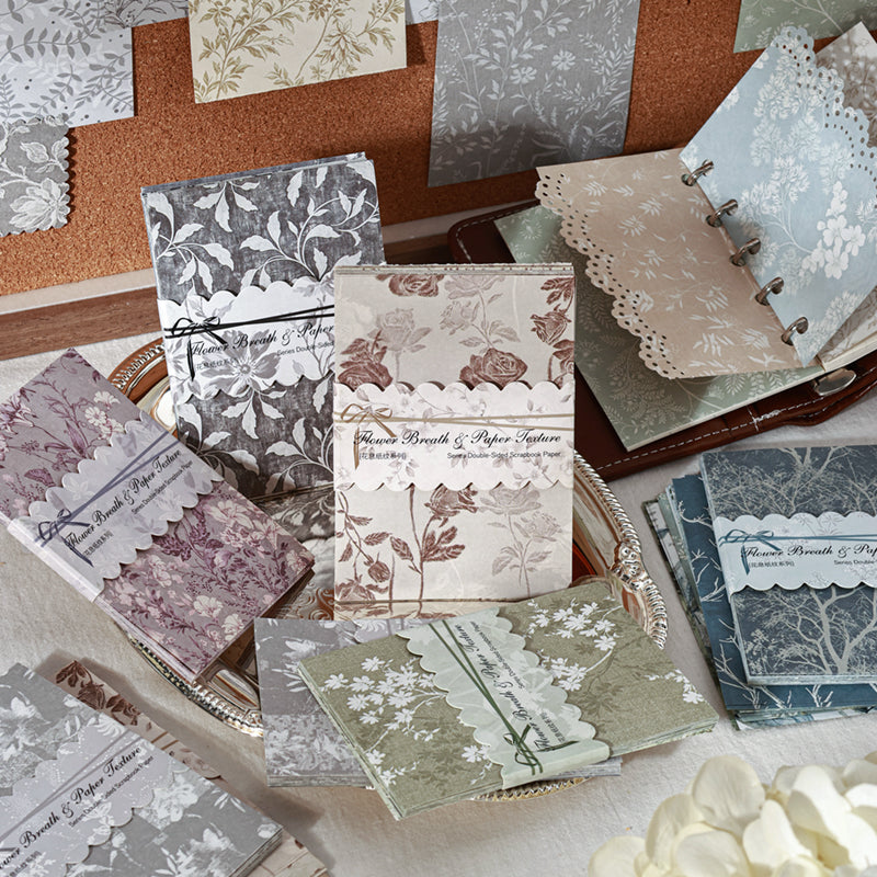 Floral Whisper Textured Papers