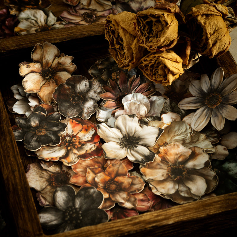 Kingdom of Flowers Hard Card Stickers 100pcs