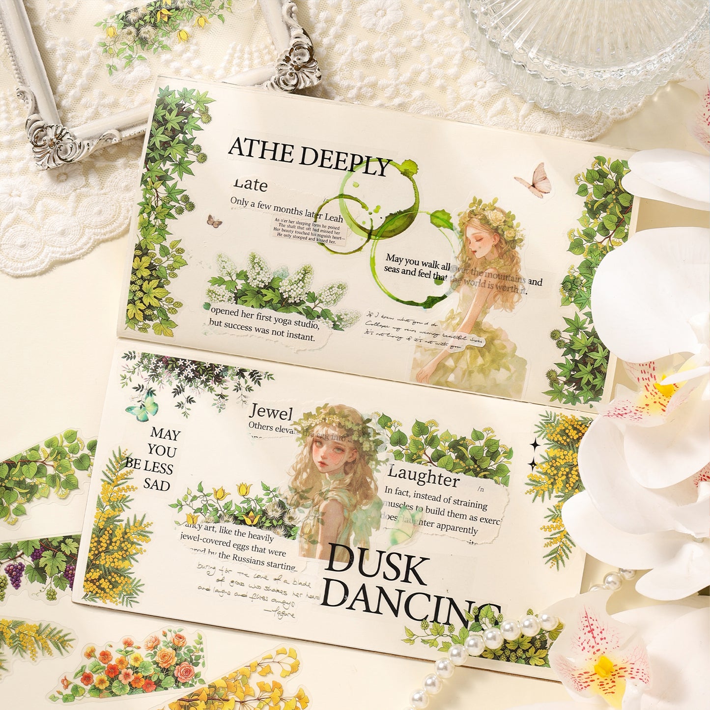 Floral Scene Builder Stickers