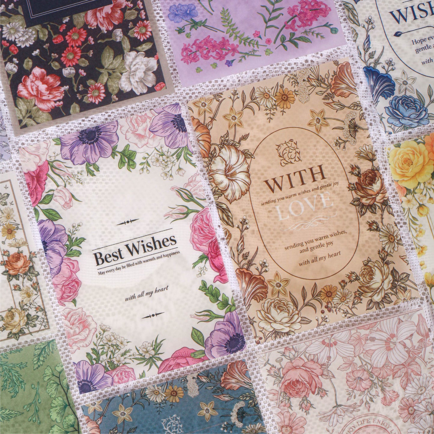 Floral Botanical Vellum Papers
