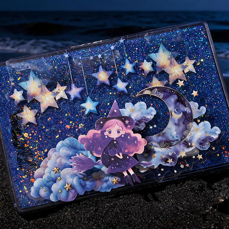 Clouds Star Moon Stickers