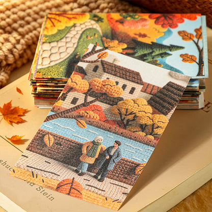 Four Autumn Scenes Papers