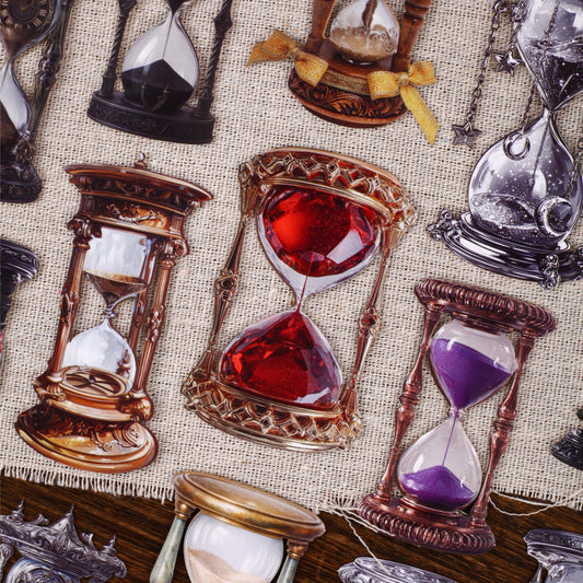 Vintage Hourglass Stickers
