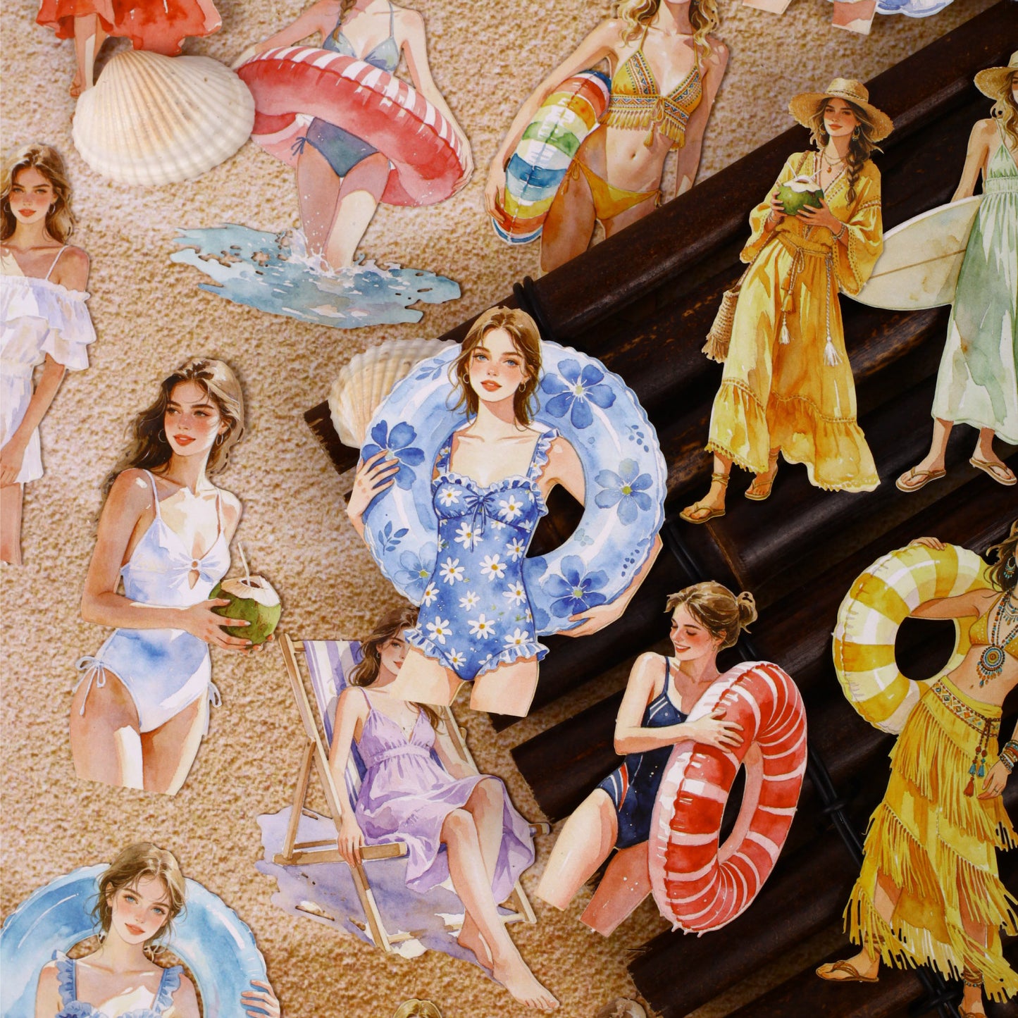 Hello Summer Stickers