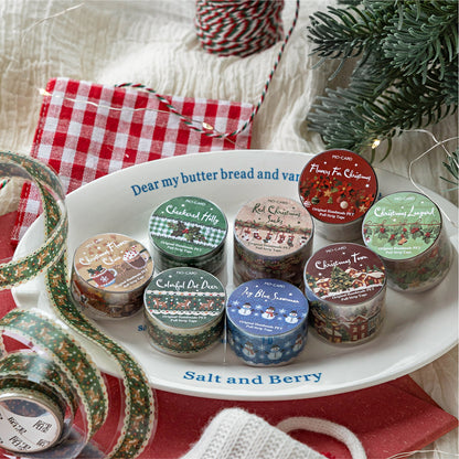 Christmas Crochet Tape Roll