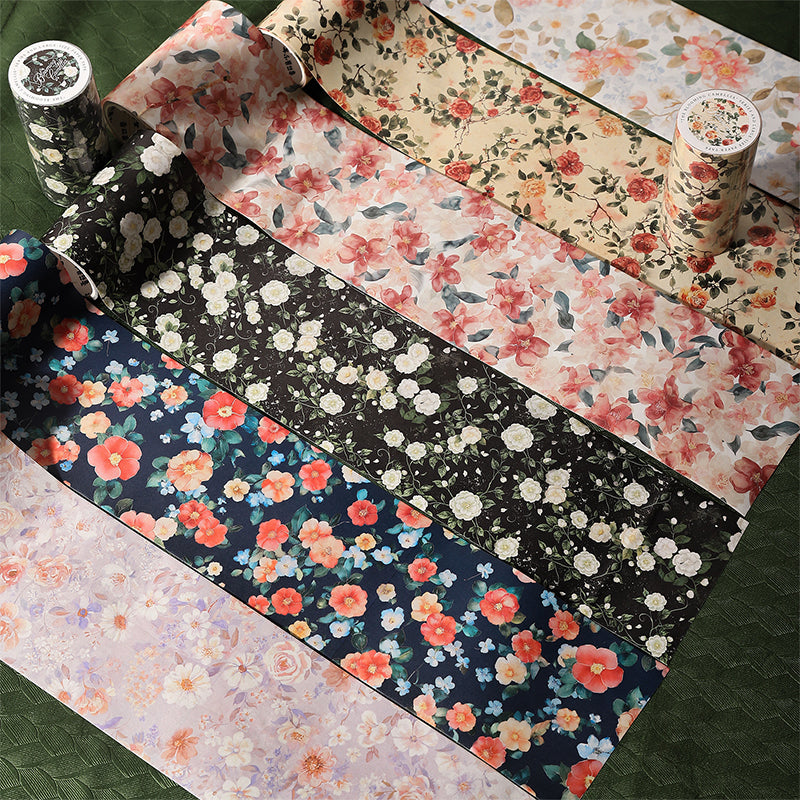 Blooming Camellia Washi Tape