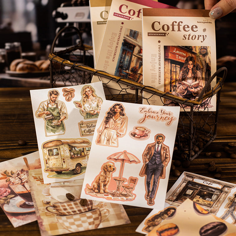 Cafe Story Sticker Book
