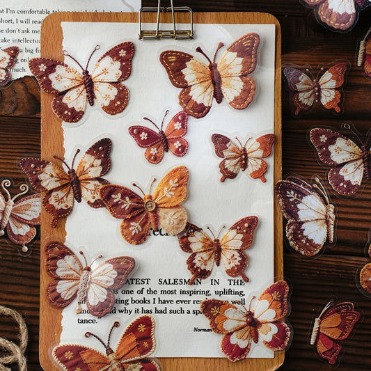 Weaving Butterfly Stickers