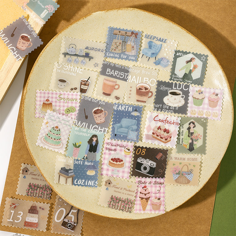 Comic Post Stamp Stickers