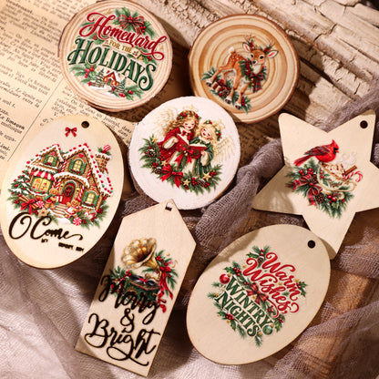 Christmas Nocturne Transfer Stickers