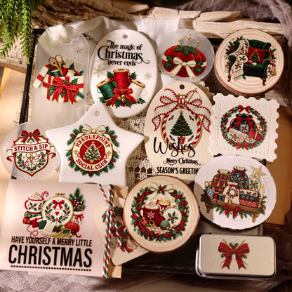Handmade Christmas Transfer Stickers