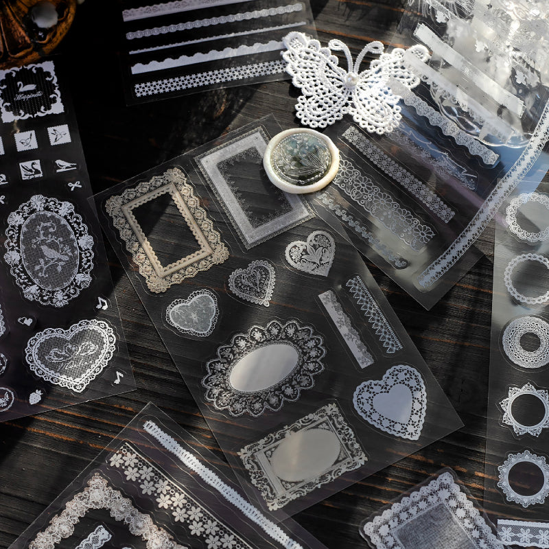 Lace Nocturne Sticker Book