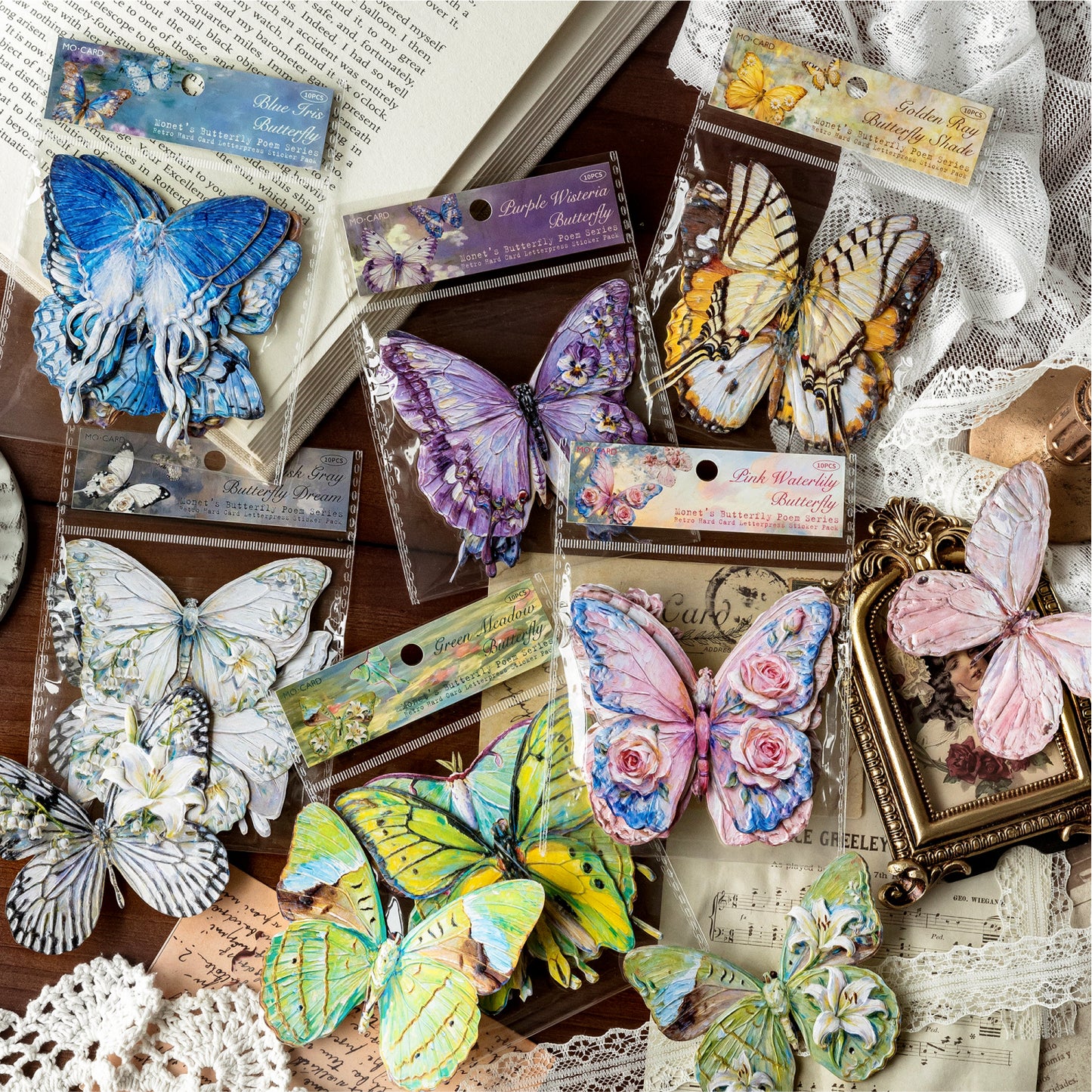 Butterfly Poem Stickers