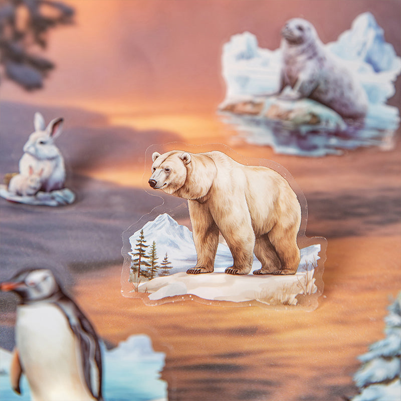 Animal World Sticker Book