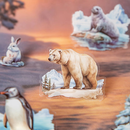 Animal World Sticker Book