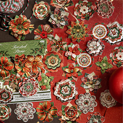 Christmas Floral Notes Stickers