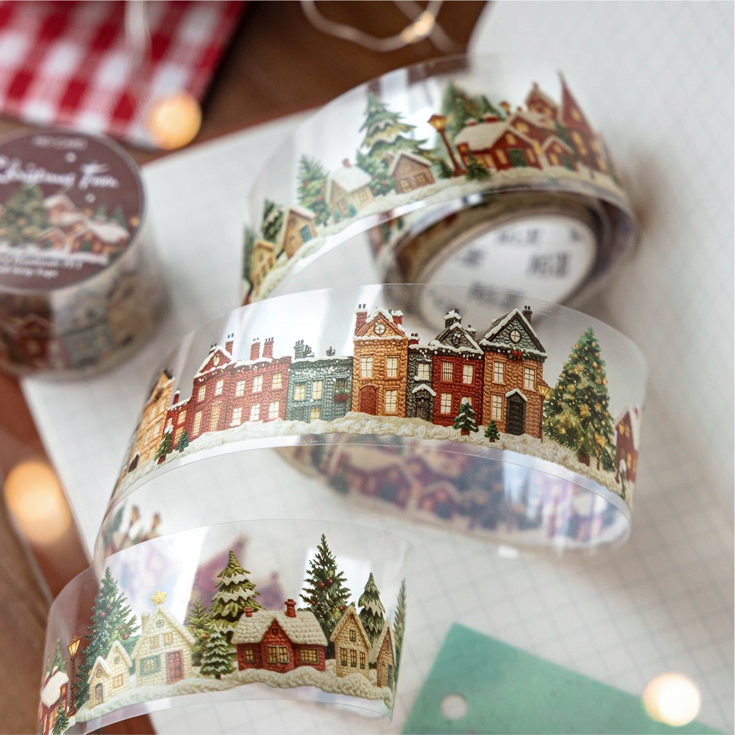 Christmas Crochet Tape Roll