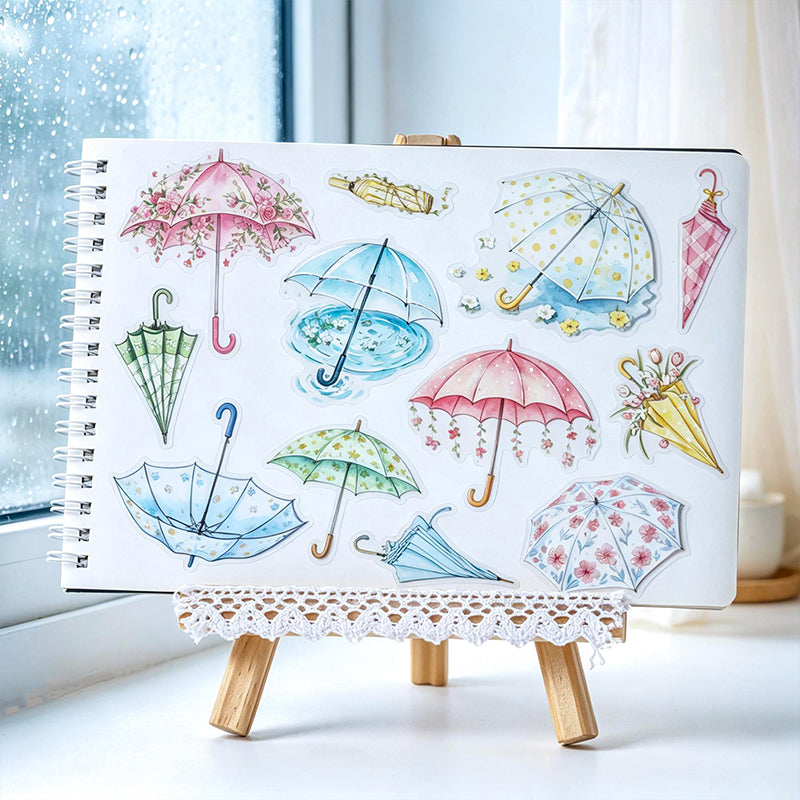 Colorful Umbrella sticker