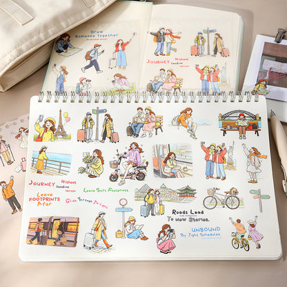 The Meaning of Travel Sticker Book