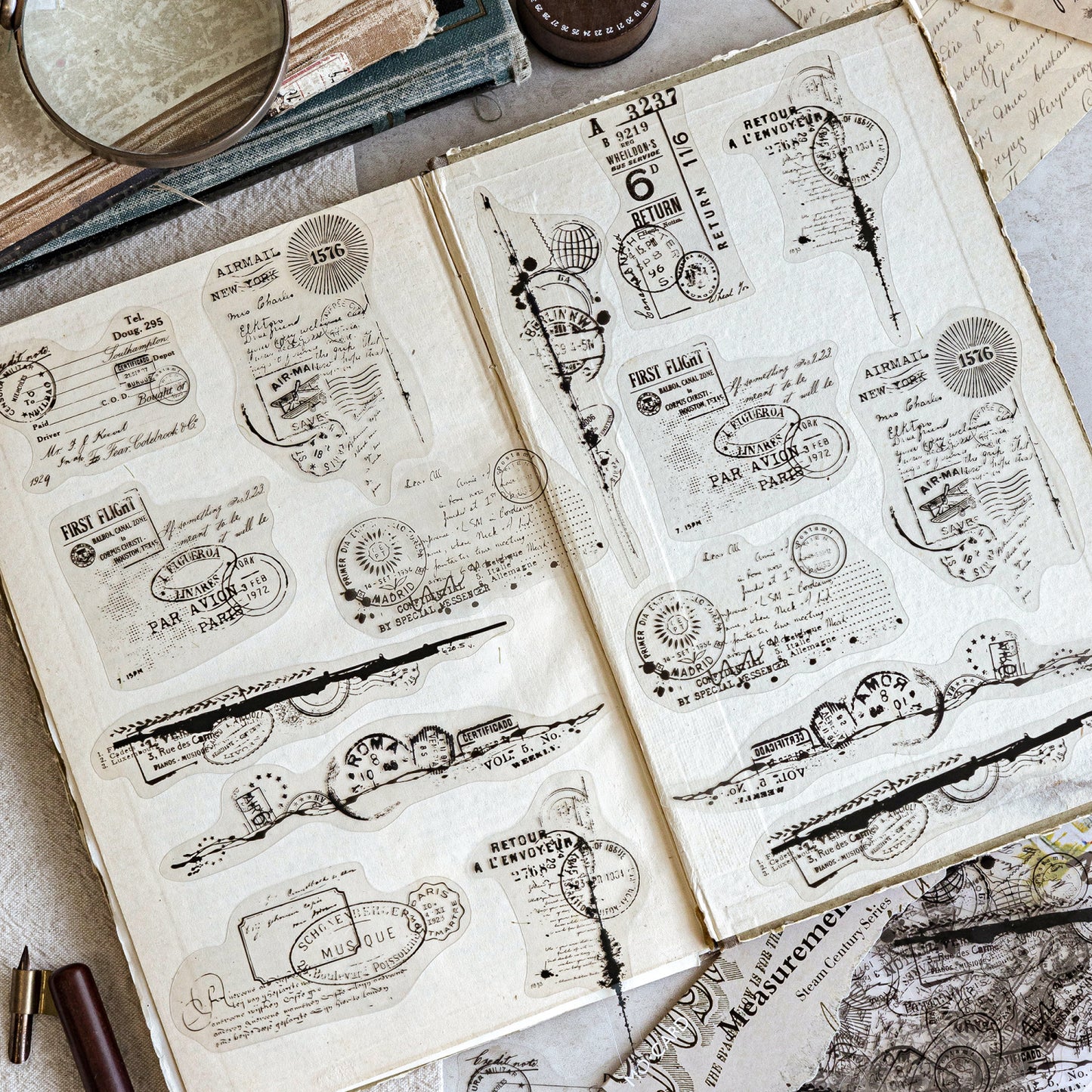 Steampunk Century Stickers