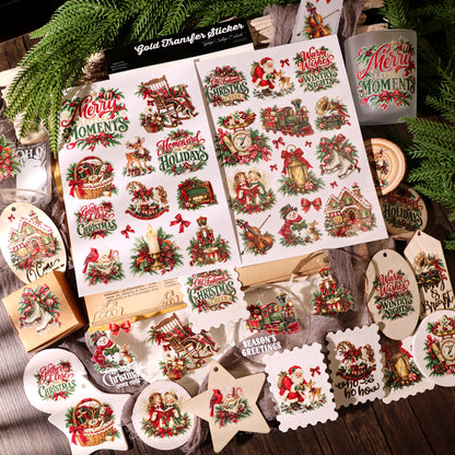 Christmas Nocturne Transfer Stickers