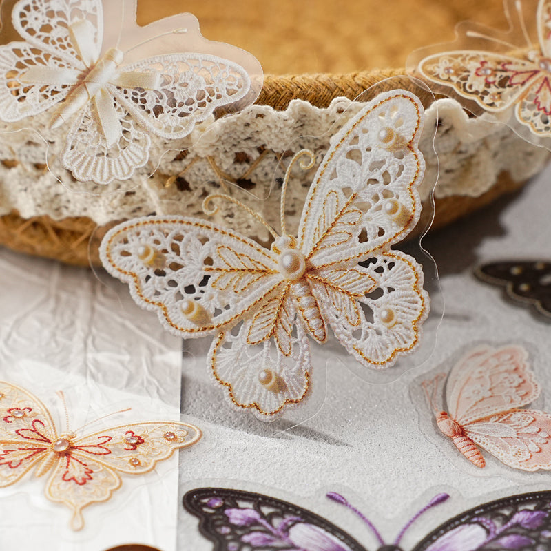 Weaving Butterfly Stickers