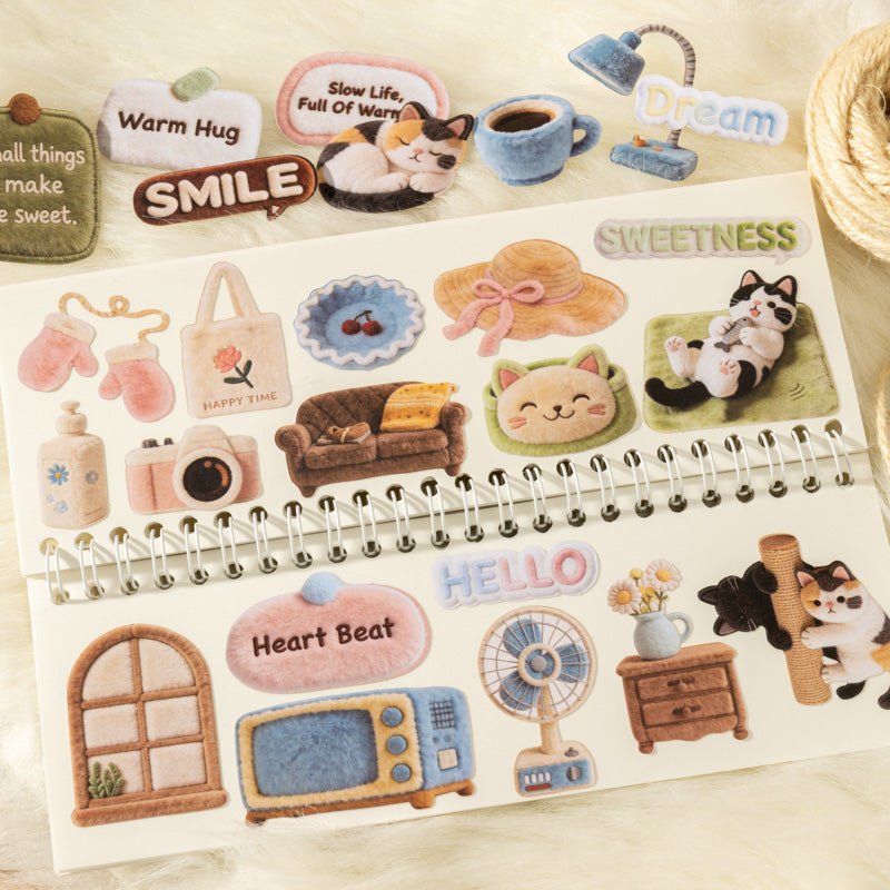 Cozy Plush Home Sticker