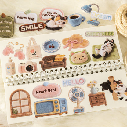 Cozy Plush Home Sticker