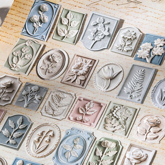 Flower Trace Shadow Stickers