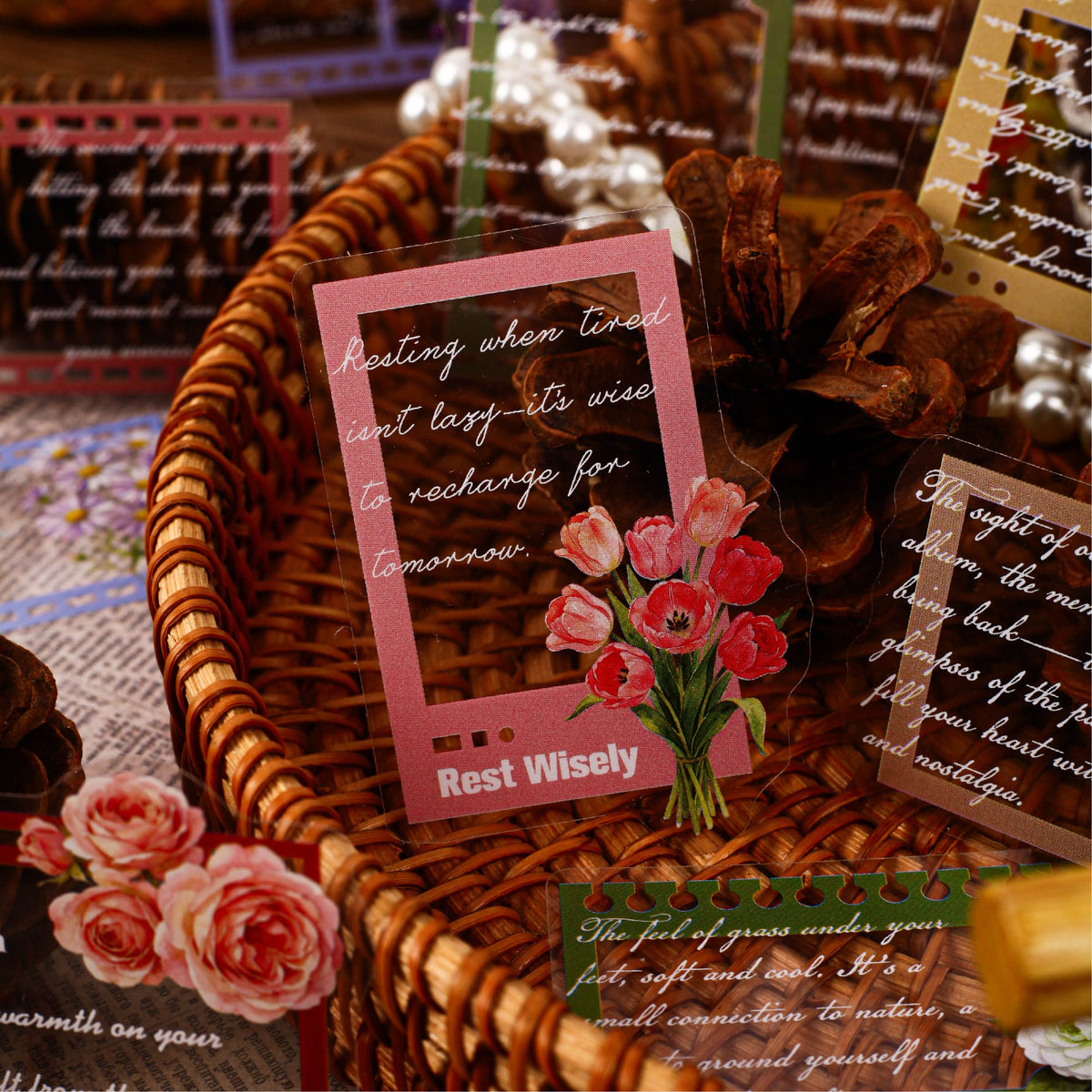 Floral Mail Stickers