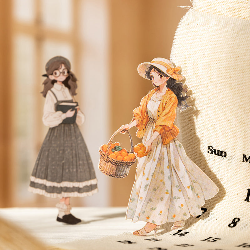 Crowded Streets Hard Card stickers