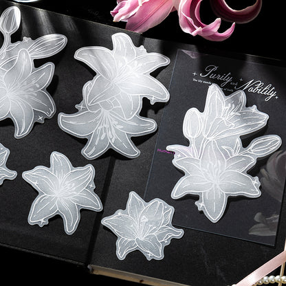 Glazed Lily vellum Stickers
