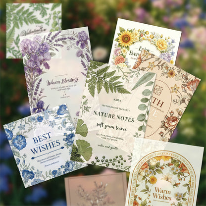 Floral Botanical Vellum Papers