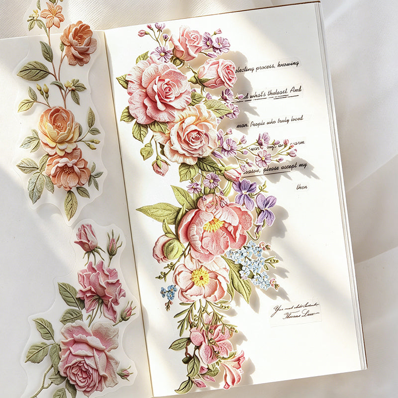 Texture Flower Collection Stickers