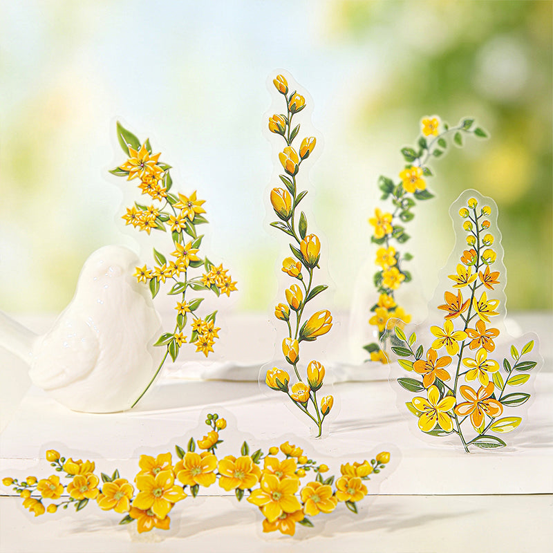 Floral Porcelain Elegance Stickers
