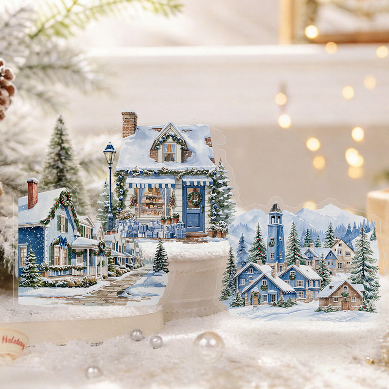 Fireside Winter Scenes Stickers