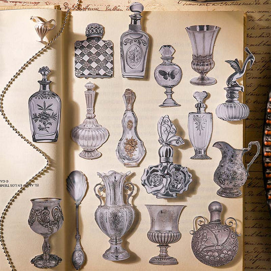 Gilded Silver Memories Stickers