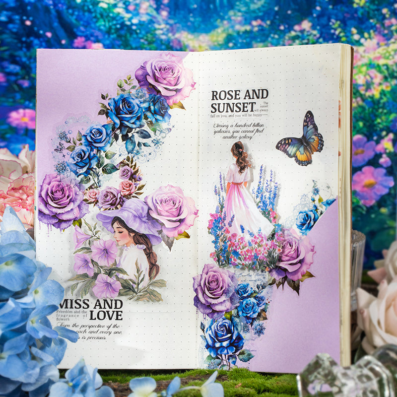 Embrace the beauty of flowers sticker