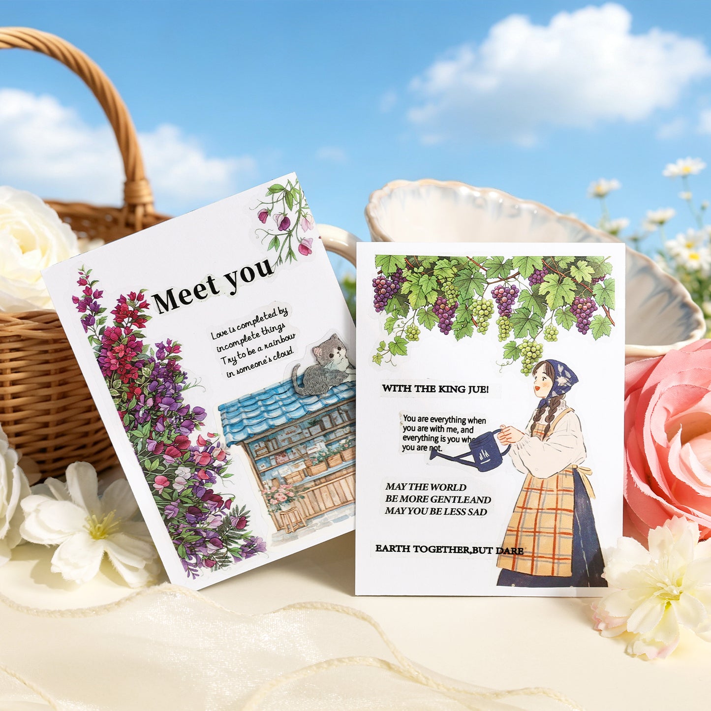 Floral Scene Builder Stickers
