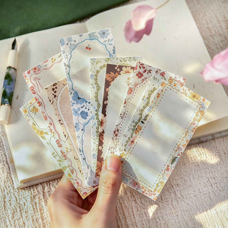 Afternoon Flower Field Memo Pad