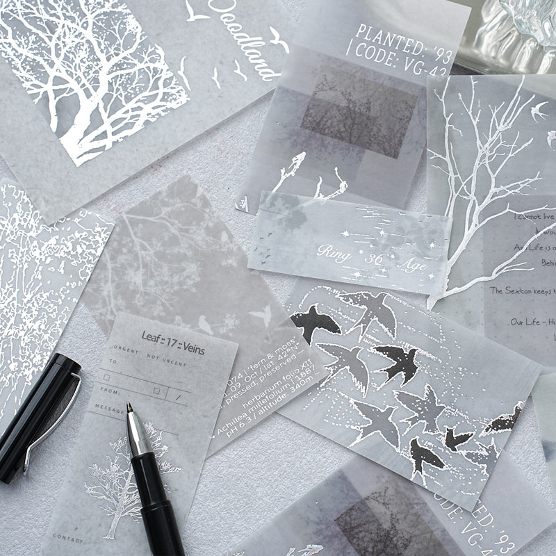 Silver Foil Vellum Papers
