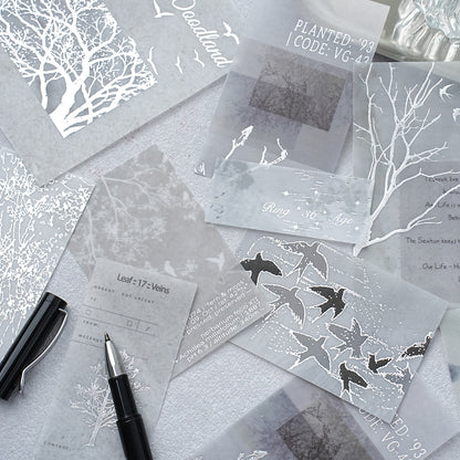 Silver Foil Vellum Papers