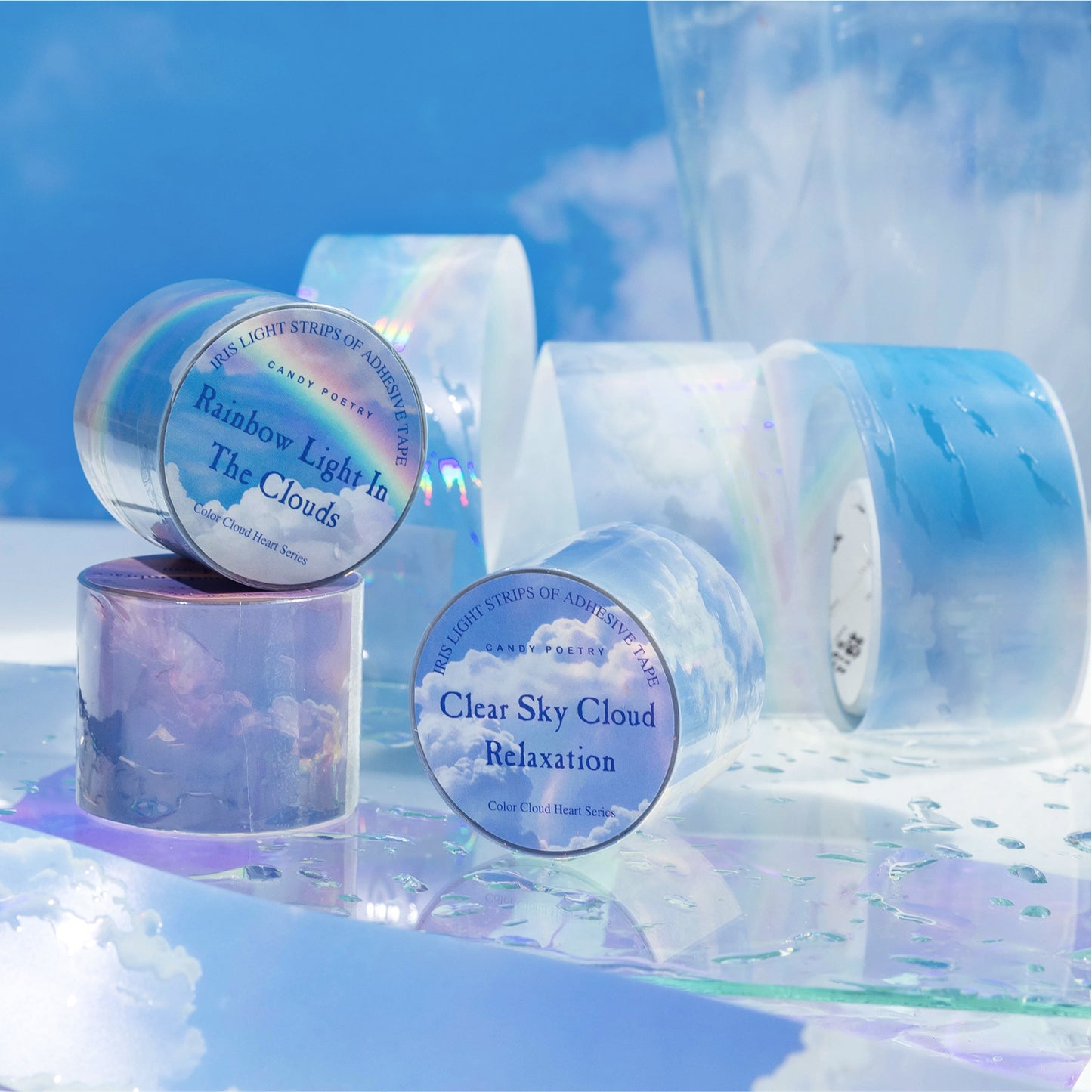 Heart of Colorful Clouds Tape
